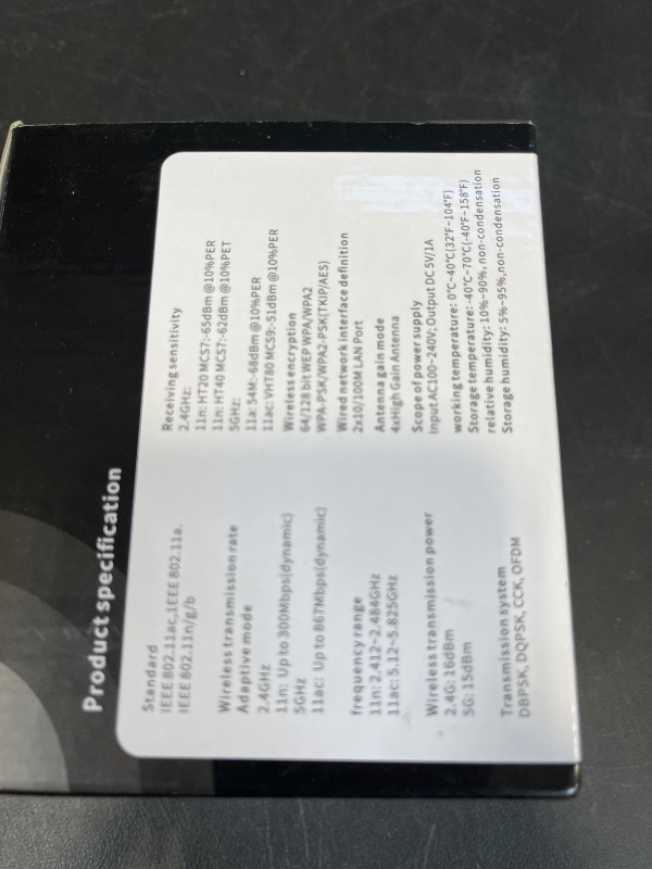 Photo 1 of Aodcaopul WiFi Range Extender Single Band 2.4G