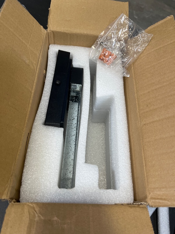 Photo 1 of BesLowe Outdoor Wall Light Fixture with Crystal Bubble Glass