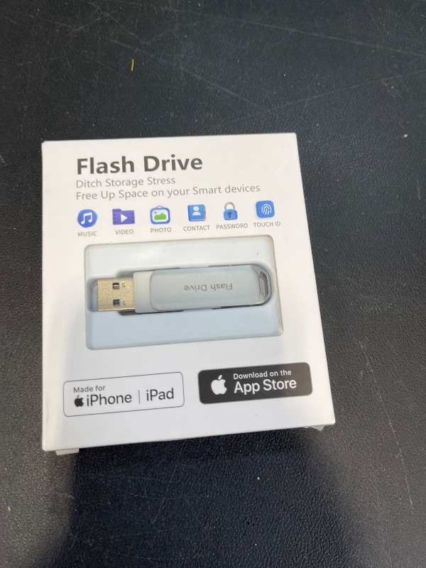 Photo 1 of Qemoa 512GB MFi Certified Flash Drive for iPhone