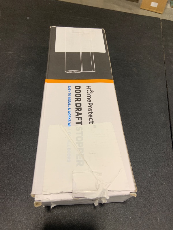 Photo 1 of HomeProtect 2 Pack Door Draft Stopper - 36" Black