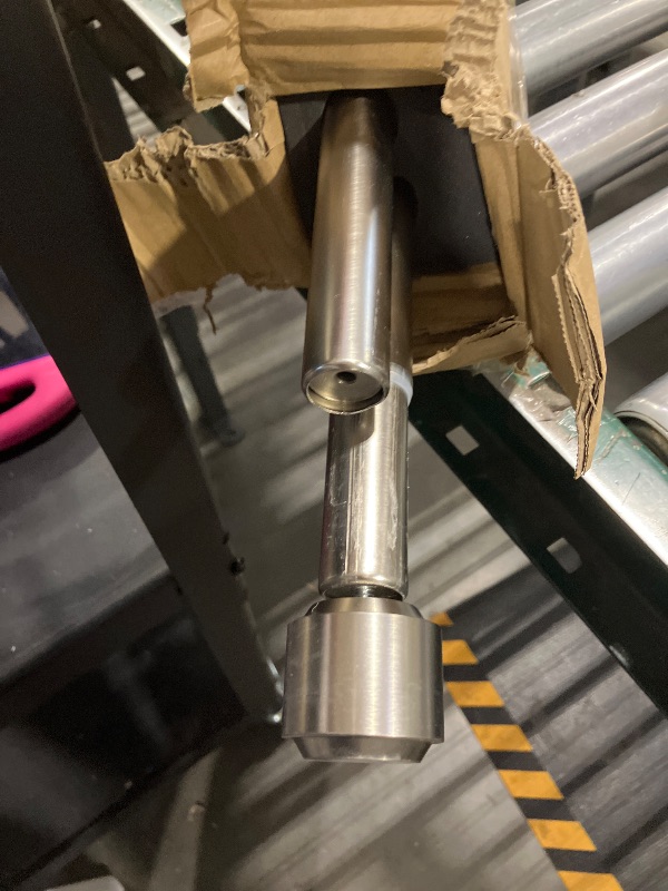Photo 1 of Heavy Duty Curtain Rods, 1 1/8 Inch Diameter Single Curtain Rod 72-144Inch(6-12ft) Extendable Length with End Caps Adjustable Modern Brackets-Matte Nickel