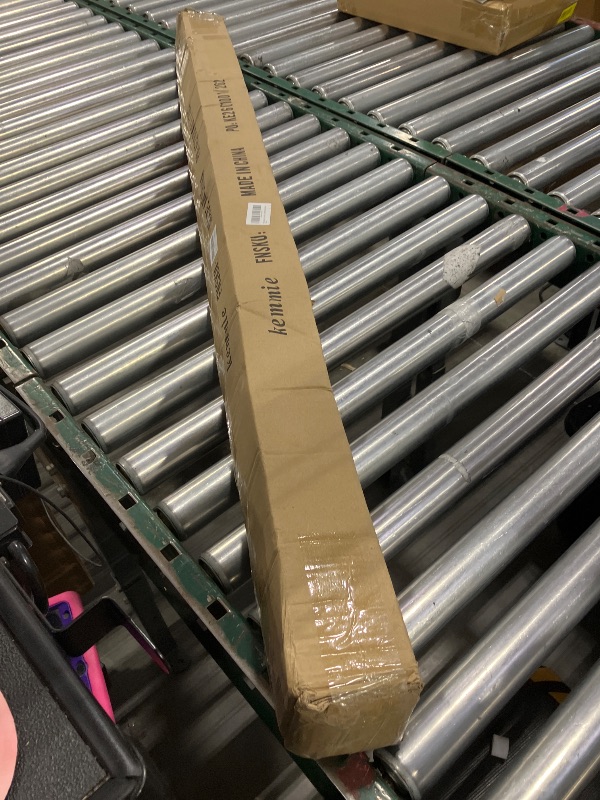 Photo 1 of Heavy Duty Curtain Rods, 1 1/8 Inch Diameter Single Curtain Rod 72-144Inch(6-12ft) Extendable Length with End Caps Adjustable Modern Brackets-Matte Nickel
