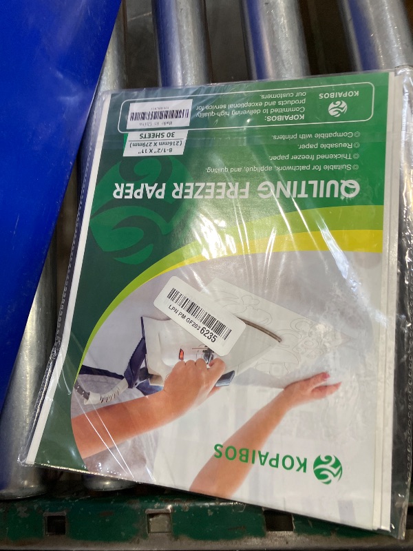 Photo 1 of KOPAIBOS Freezer Paper Sheets for Quilting & Crafts - 8.5x11 Inches, 30 Sheets - Heavy Duty, Laser & Inkjet Printable Wax Paper for Quilters, Applique & Sewing Projects