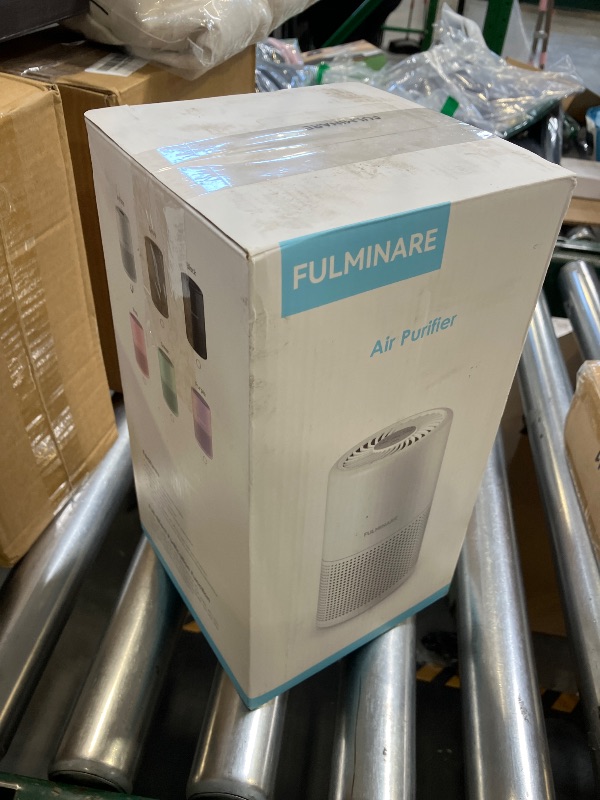 Photo 1 of Air Purifiers for Bedroom, FULMINARE H13 True HEPA Air Filter, Quiet Air Cleaner With Night Light, Portable Small Air Purifier for Home, Office, Living Room