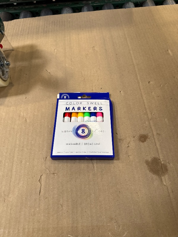 Photo 1 of Color Swell Broad Line Markers - Washable, Non-Toxic, Ideal for Kids (only 1 pack)
Visit the Color Swell Store