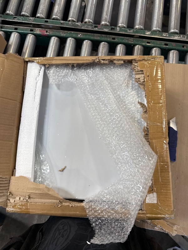 View 2 of Briwooody Extra Large Metal Cable Management Box with Wheels - White