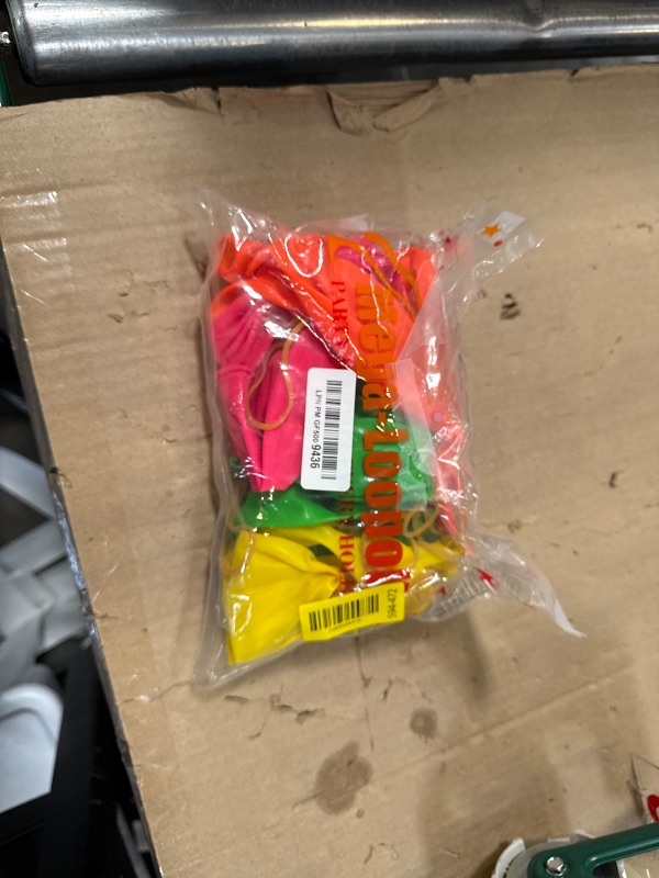 Photo 1 of Mega-Loopolis Neon Punch Balloons - 24 Pcs