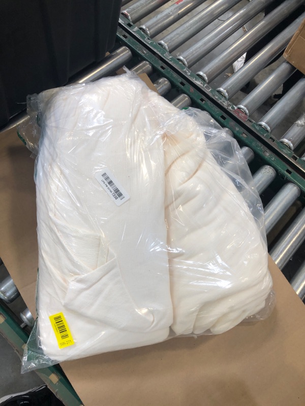 View 2 of Houmiggle 2 Pieces Sectional Couch Covers L Shaped Cover XXXL Cream White