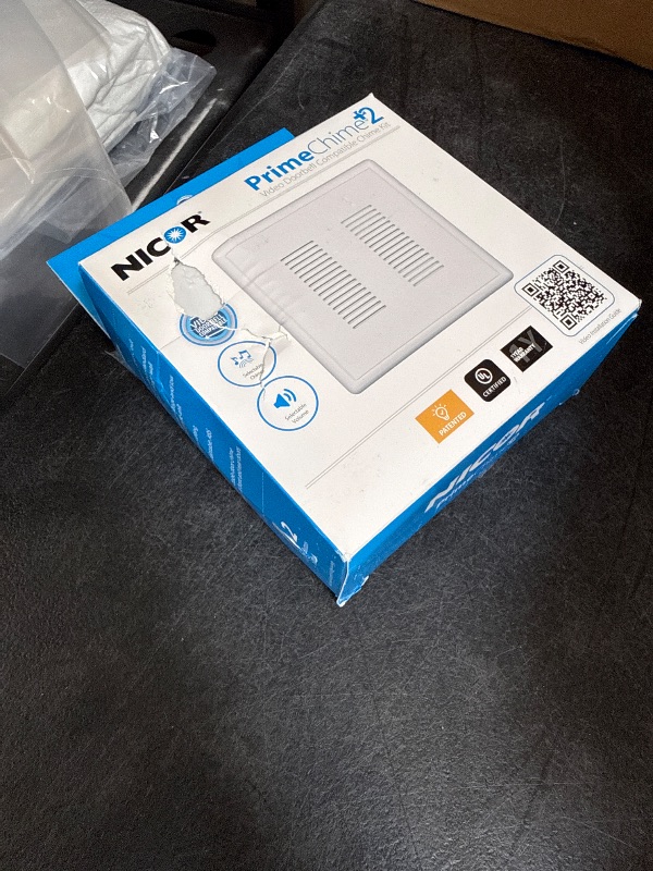 Photo 1 of PrimeChime Plus 2 Electric Doorbell Kit - Doorbells for Home - Includes Selectable Ring Chimes - Basic Button, White - NICOR Lighting