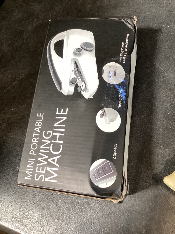 Photo 1 of Ninonly Handheld Sewing Machine for Beginners, Portable Mini Sewing Machine with Two Speed Modes for Quick Home Repairs Birthday Christmas Mom Valentine's Day Gifts