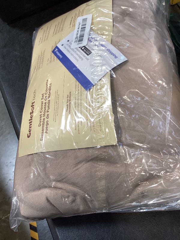 Photo 1 of Bedsure Khaki Duvet Cover King Size - 3 Pieces Prewashed Extra Soft Bedding Set, Includes 1 Duvet Cover 104x90 Inches with Zipper Closure & 2 Pillow Shams, Comforter Not Included