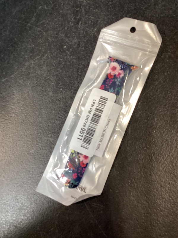 Photo 1 of Sport Watch Bands Compatible with Apple Watch Band 38mm 40mm 41mm for Women Men, Adjustable Soft Silicone Replacement Smartwatch Wristband for iWatch Series 7 6 5 4 3 2 1 SE(Watercolor floral)