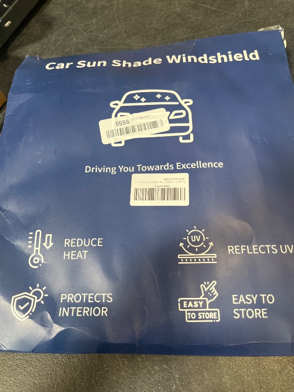Photo 1 of Windshield Sun Shade for Chrysler 300 300C 2011-2025 Custom Fit Front Window Sun Visor, 4-Layer 240T UV Block & Heat Protection, Keep Your Car Cool