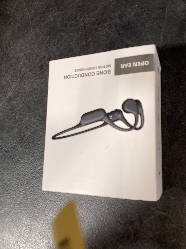 Photo 1 of Roujune Bone Conduction Headphones IPX8 Waterproof Swimming Headphones Open Ear Headphones with MP3 Mode 32GB Memory 8H Playtime Bluetooth 5.4 Ear Buds Secure Fit for Running and Fitness (Gray)