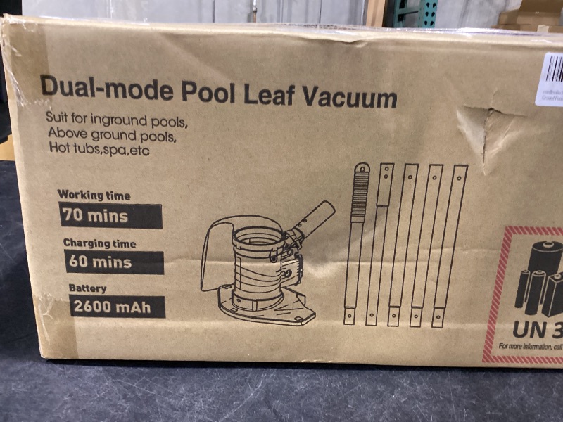 Photo 1 of Dual mode pool leaf vacuum
