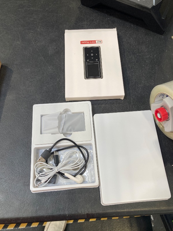 Photo 1 of 128GB MP3 Player with Bluetooth 5.2, AiMoonsa Music Player with Built-in HD Speaker, FM Radio, Voice Recorder, HiFi Sound, E-Book Function, Earphones Included