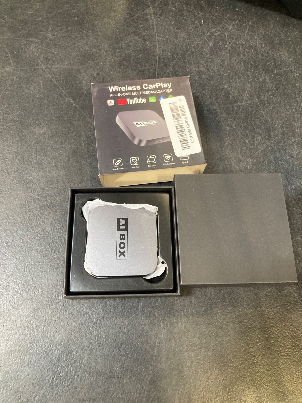 Photo 1 of Jrrese Wireless CarPlay Adapter, Car Adapter with Netflix Fast Car Video Plug & Play, Easy Setup, Supports Netflix/YouTube/TF Card Streaming Equalizers and More