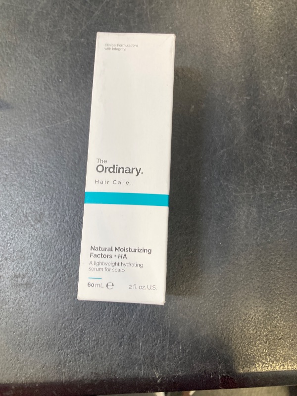 Photo 1 of The Ordinary Hair Care Natural Moisturizing Factors + Hyaluronic Acid, Lightweight Hydrating Scalp Serum with Hyaluronic Acid and Squalane, 2 Fl Oz