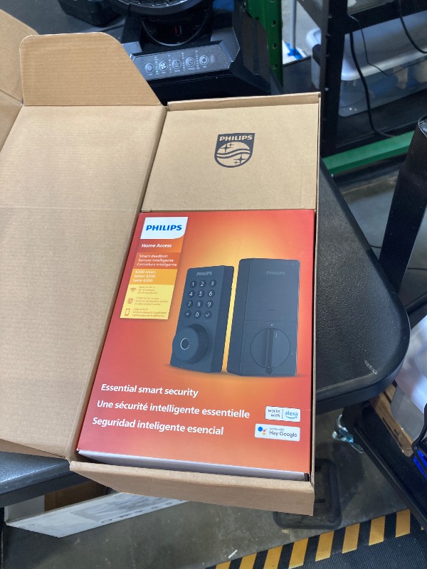 Photo 1 of Philips WiFi Keypad Door Lock with Handle, Built-in WiFi, APP Remote Control, Voice & Fingerprint Unlock, Smart Locks for Front Door with Auto Lock, Digital Front Door Lock Set, Keyless Entry Deadbolt