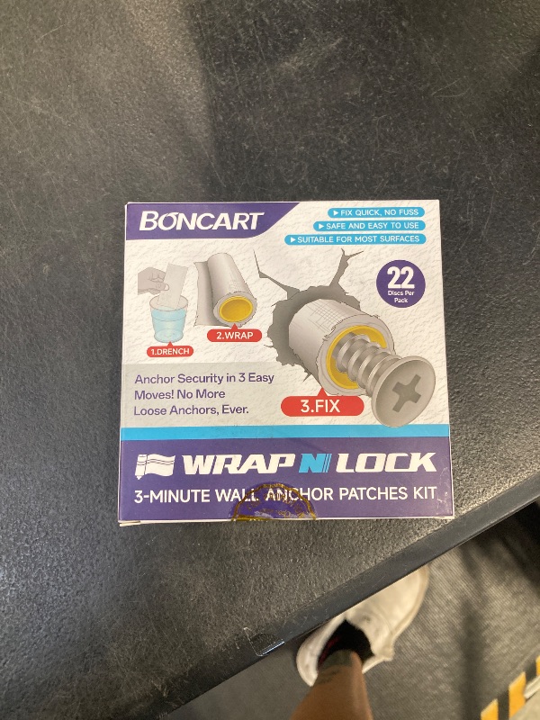 Photo 1 of WRAPNLOCK Drywall Anchor Repair Kit - Fast Loose Anchor Fix