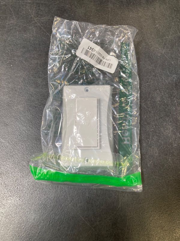 Photo 1 of BELL 1-Gang White Decorator Switch Weatherproof Light Switch Cover 5123-1, Outdoor Rocker Switch Cover, Scratch-Resistant Polycarbonate Weatherproof Cover