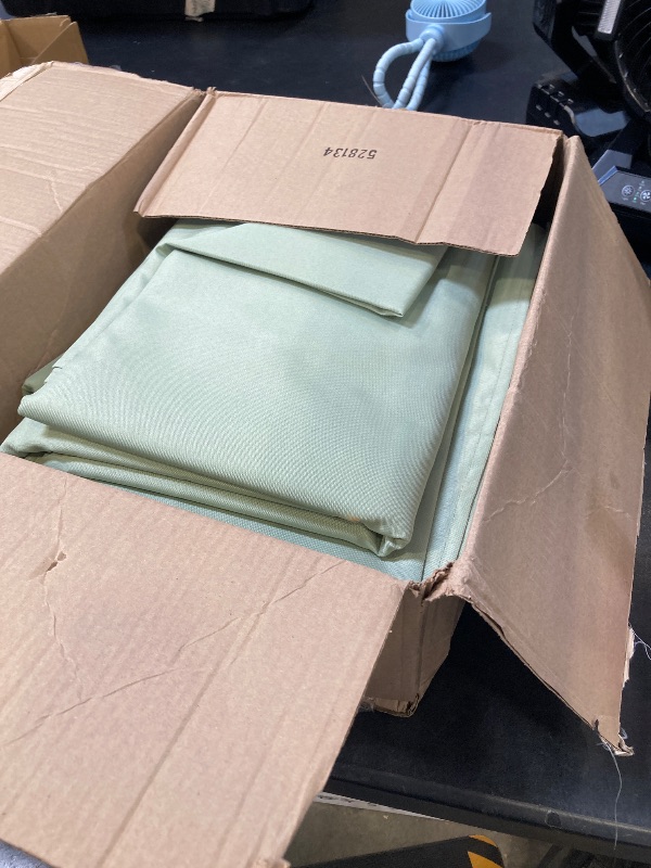 Photo 1 of BRILLMAX 6 Pack Sage Green Tablecloths 90x132 Inch for 6ft Rectangle Tables
