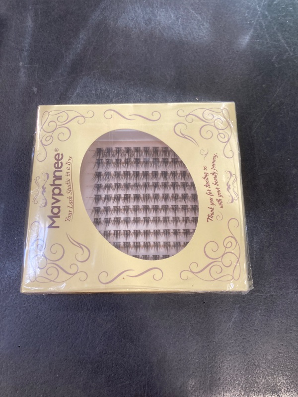 Photo 1 of Brown Lash Clutsers Kit Wispy Eyelash Clusters Natural Lashes Extension Kit Dark Brown Individual Eyelashes with Lash Bond and Seal Kit 8-16MM DIY Lash Kit 120 Pcs Cluster Eyelash Extensions Kit