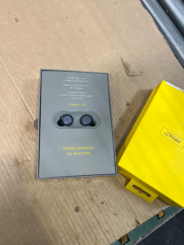 Photo 1 of Jabra Elite Active 75t True Wireless Bluetooth, Navy – Earbuds for Running and Sport, Charging Case Included, 24 Hour Battery, Active Noise Cancelling Earbuds