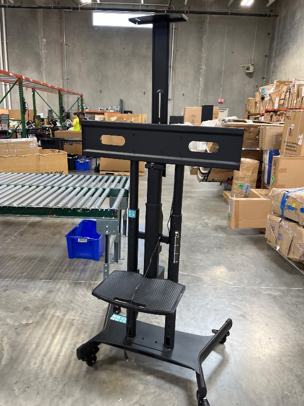Photo 1 of onkron motorized mobile tv stand--------ONE OF THE WHEELS IS COMPLETLY BROKEN VIEW PICTURES