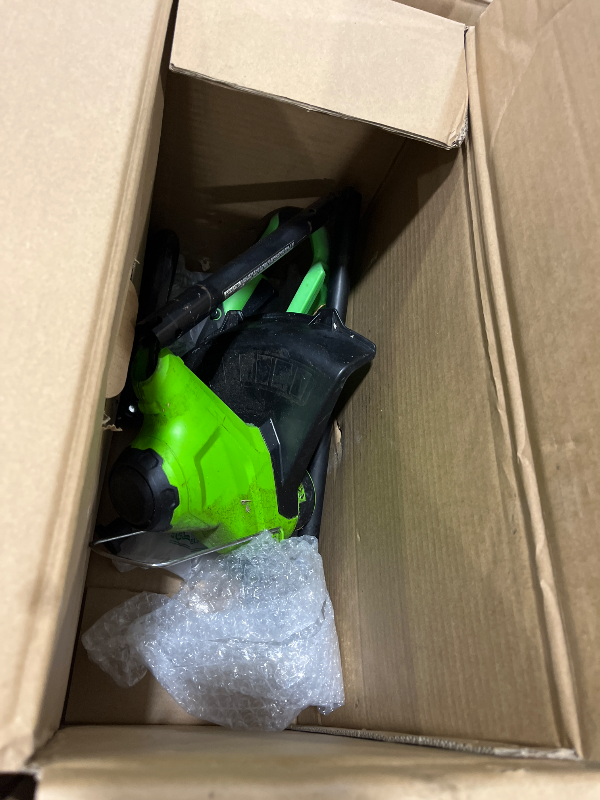 Photo 1 of Greenworks 48V 17" Brushless Mower/Trimmer/Blower Combo Kit