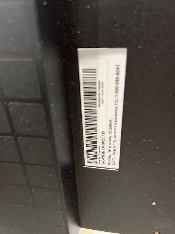 Photo 1 of TCL 55" QM64L Mini LED QLED 4K Smart Fire TV