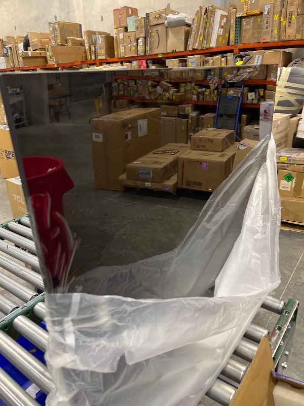 Photo 1 of Roku 55-Inch Plus Series Smart TV - 4K QLED Mini-LED TV - RokuTV----CRACKED SCREEN SELL FOR PARTS ONLY 
