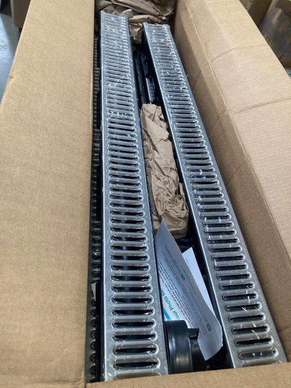 Photo 1 of Vodaland - 3 Inch Trench Drain Stainless Pro Channel - 5 Pack