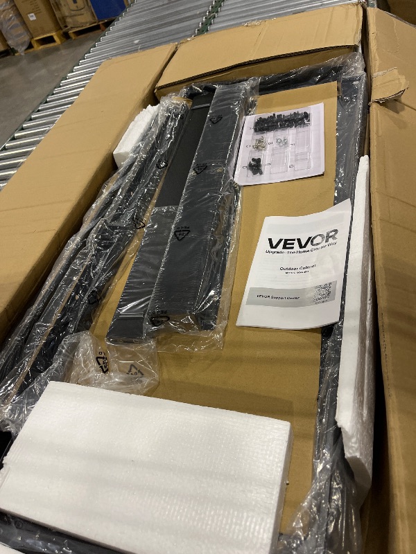 Photo 1 of VEVOR 38-inch Outdoor Grill Cart with Sink