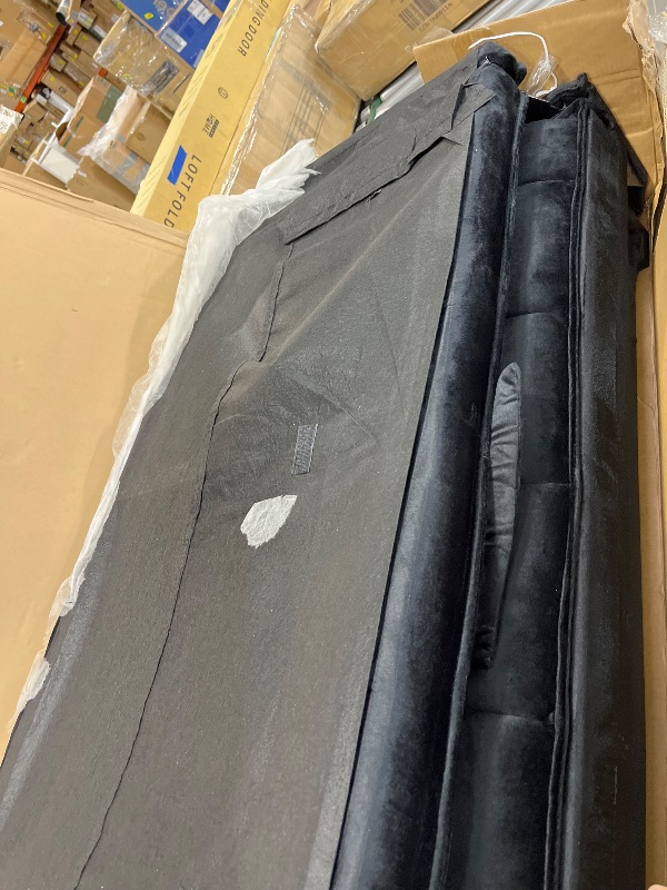 Photo 1 of tiramisubest 54" Black Loveseat Sleeper Sofa