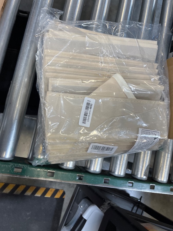 Photo 1 of DIMJ Drawer Organizer Clothes, 12 Pack Beige Fabric Bins