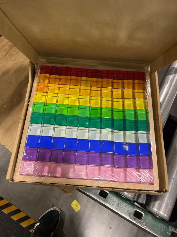Photo 1 of Meooeck Acrylic Mini Cubes with Wooden Storage