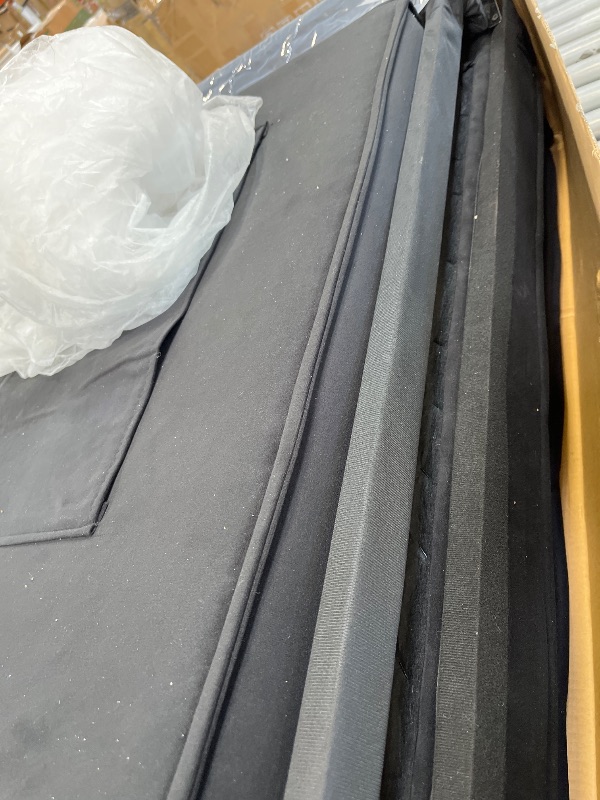 View 3 of tiramisubest 54" Black Loveseat Sleeper Sofa