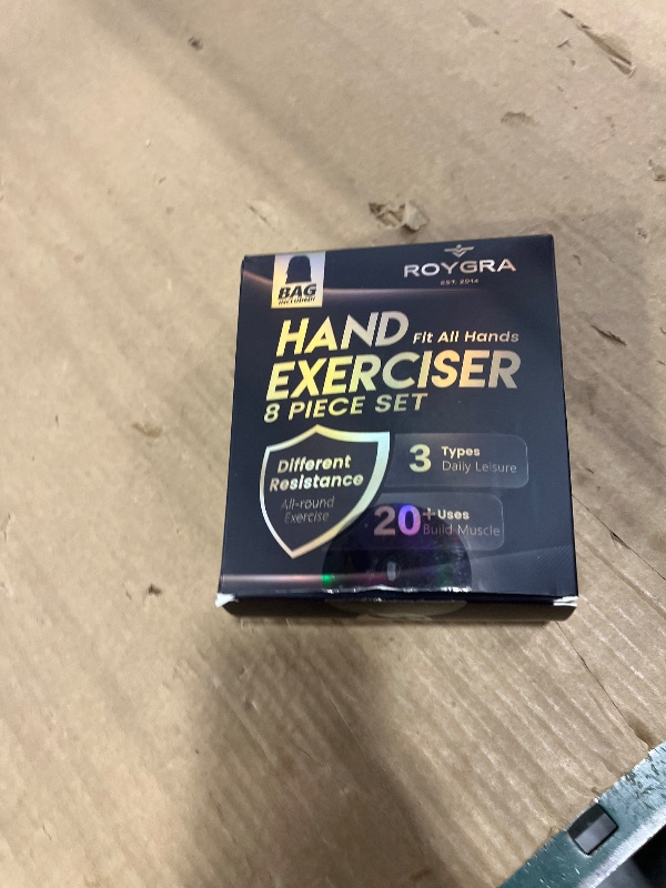Photo 1 of roygra Grip Strength Trainer 8 Pack, Forearm Strengthener Kit