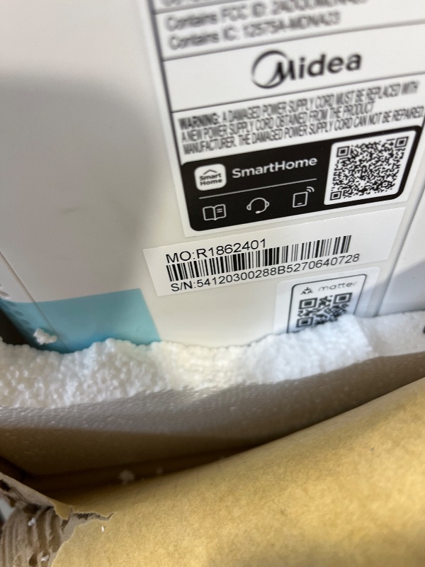 Photo 1 of Midea U Shaped Window Air Conditioner, 6,000 BTU