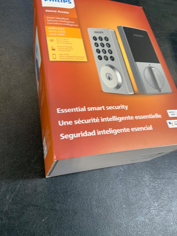 Photo 1 of Philips WiFi Smart Keypad Deadbolt Lock, App Remote Control, No Hub Required, Support Alexa & Google Assistant, Keyless Entry Door Lock with Auto Lock, Digital Smart Locks for Front Door, Satin Nickel