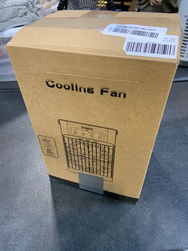 Photo 1 of Portable Air Conditioners, 3 Mist Settings & 3 Speeds, 40oz Water Tank, Sleep Timer & Night Lights, Small Mini Personal Air Conditioner for Bedroom Room Air Cooler