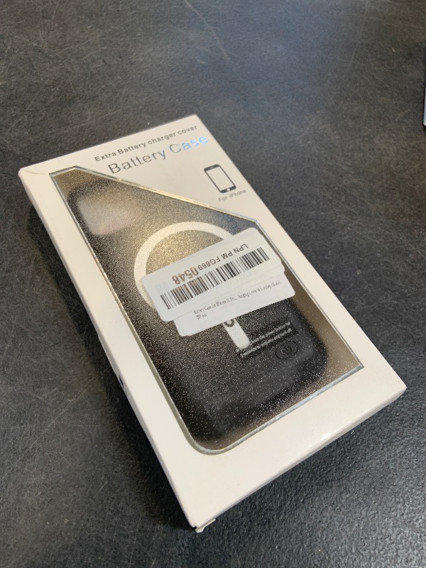 Photo 1 of Battery Case for iPhone 11 Pro,Upgraded 10000mAh High Capacity Rechargeable Portable Extended Charger Case Wireless Charging Compatible with iPhone 11 Pro (5.8 inch) Charging Cover & Carplay (Black)