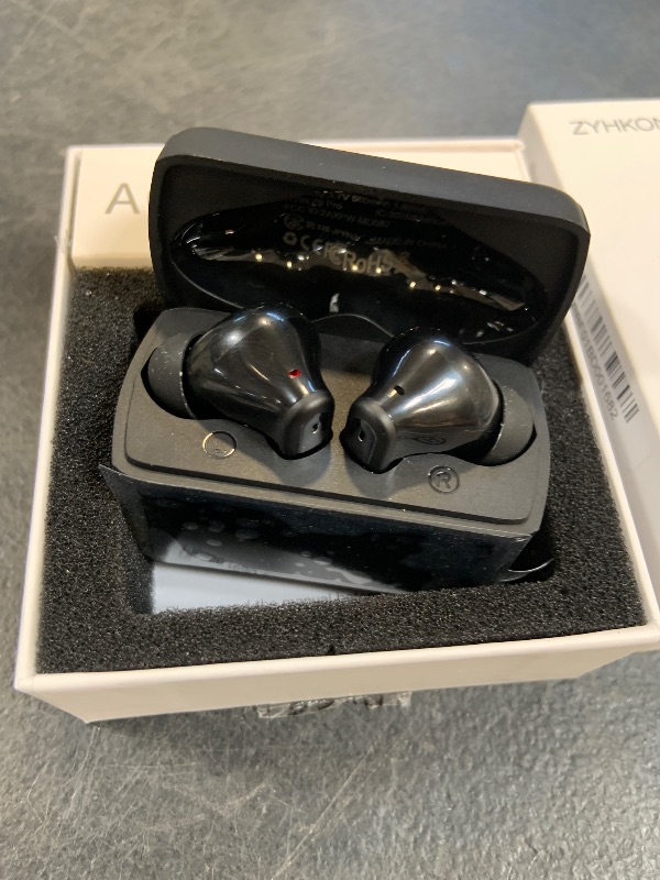 Photo 1 of ZYHKON AI Translation Earbuds Real Time, 164 Languages Translator Earbuds with 7 Translation Modes, 3-in-1 Simultaneous Interpretation Headphones with Touch Screen & APP, 48H Translatior Earbuds Black