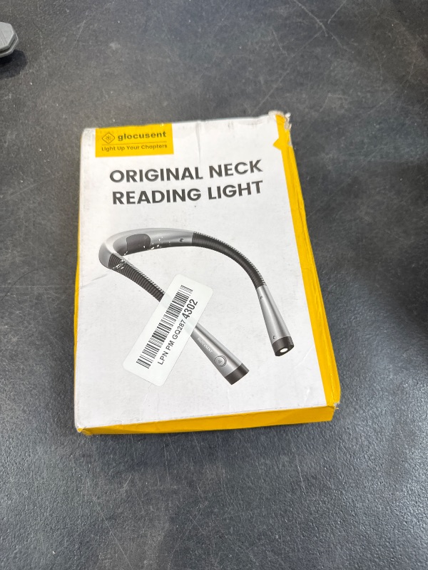 Photo 1 of Glocusent Book Light, 3-Color & 6-Brightness Reading Light, Bendable Neck Light, 80-hr Lasting Rechargeable Book Light, Perfect Reading Lights for Books in Bed, Knitting, Repairing, Book Lovers Gifts