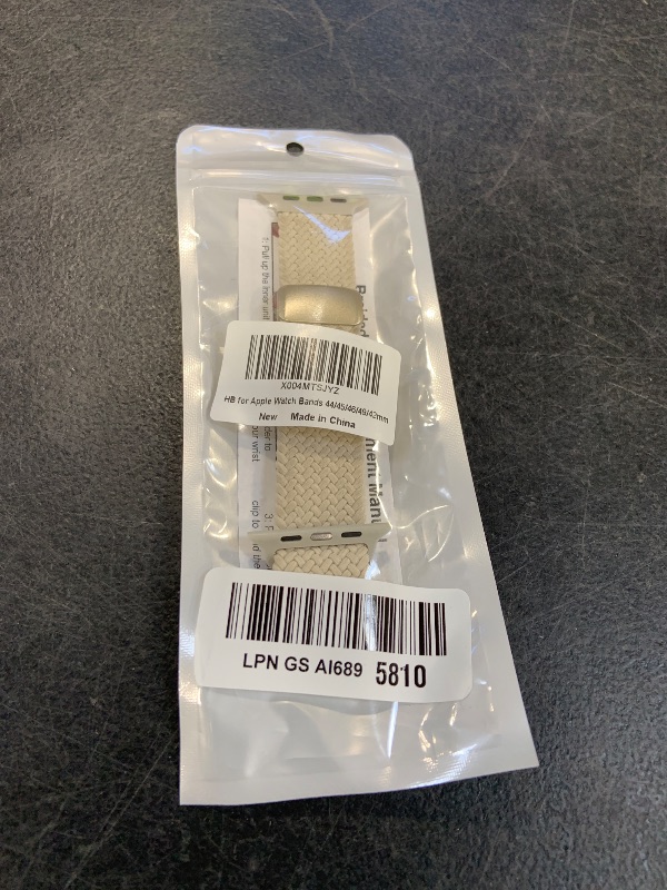 Photo 1 of Braided Stretchy Band Compatible with Apple Watch Bands 38mm 40mm 41mm 42mm 44mm 45mm 46mm 49mm Women Men, Soft Nylon Solo Loop Magnetic Sport Strap for iWatch Series 11 10 9 8 7 6 5 4 3 2 1 SE Ultra