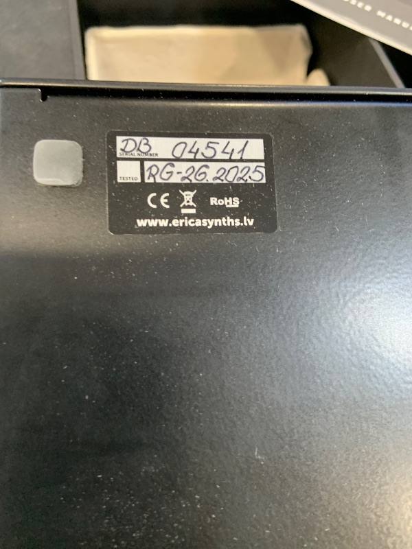 Photo 1 of Erica Synths Bassline DB-01 Desktop Bassline Synthesizer