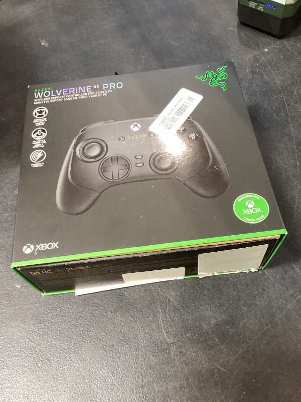 Photo 1 of Razer Wolverine V3 Pro Wireless Gaming Controller: Licensed for Xbox Series X|S, Xbox One, Windows PC - 6 Remappable Buttons - Fast Triggers - Customizable Thumbsticks - Wired Tournament Mode - Black (Renewed)