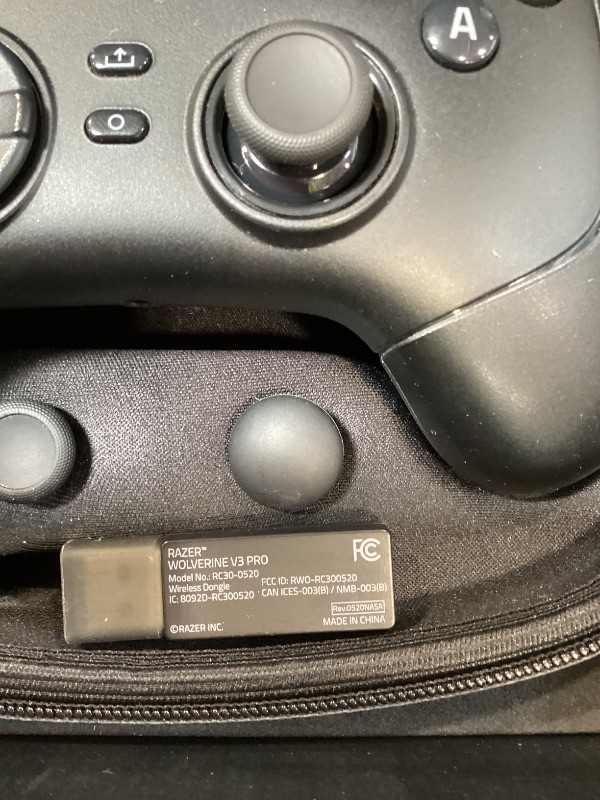 Photo 1 of Razer Wolverine V3 Pro Wireless Gaming Controller: Licensed for Xbox Series X|S, Xbox One, Windows PC - 6 Remappable Buttons - Fast Triggers - Customizable Thumbsticks - Wired Tournament Mode - Black (Renewed)