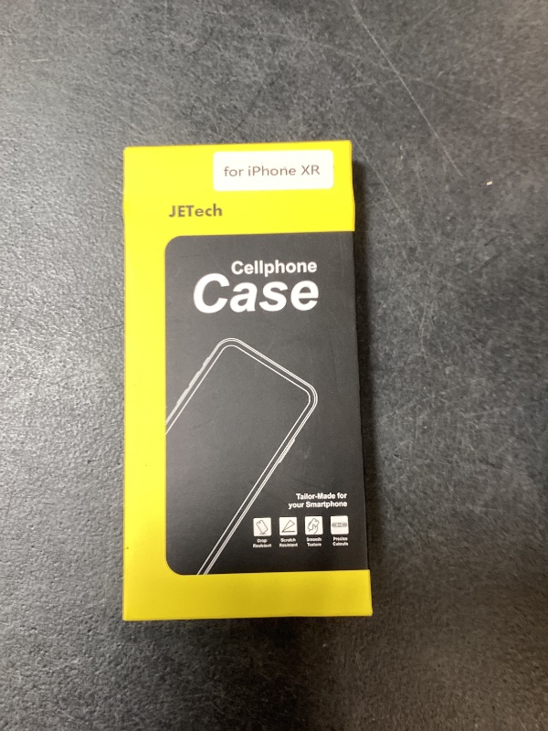 Photo 1 of JETech Case for iPhone XR 6.1-Inch, Non-Yellowing Shockproof Phone Bumper Cover, Anti-Scratch Clear Back (Clear)